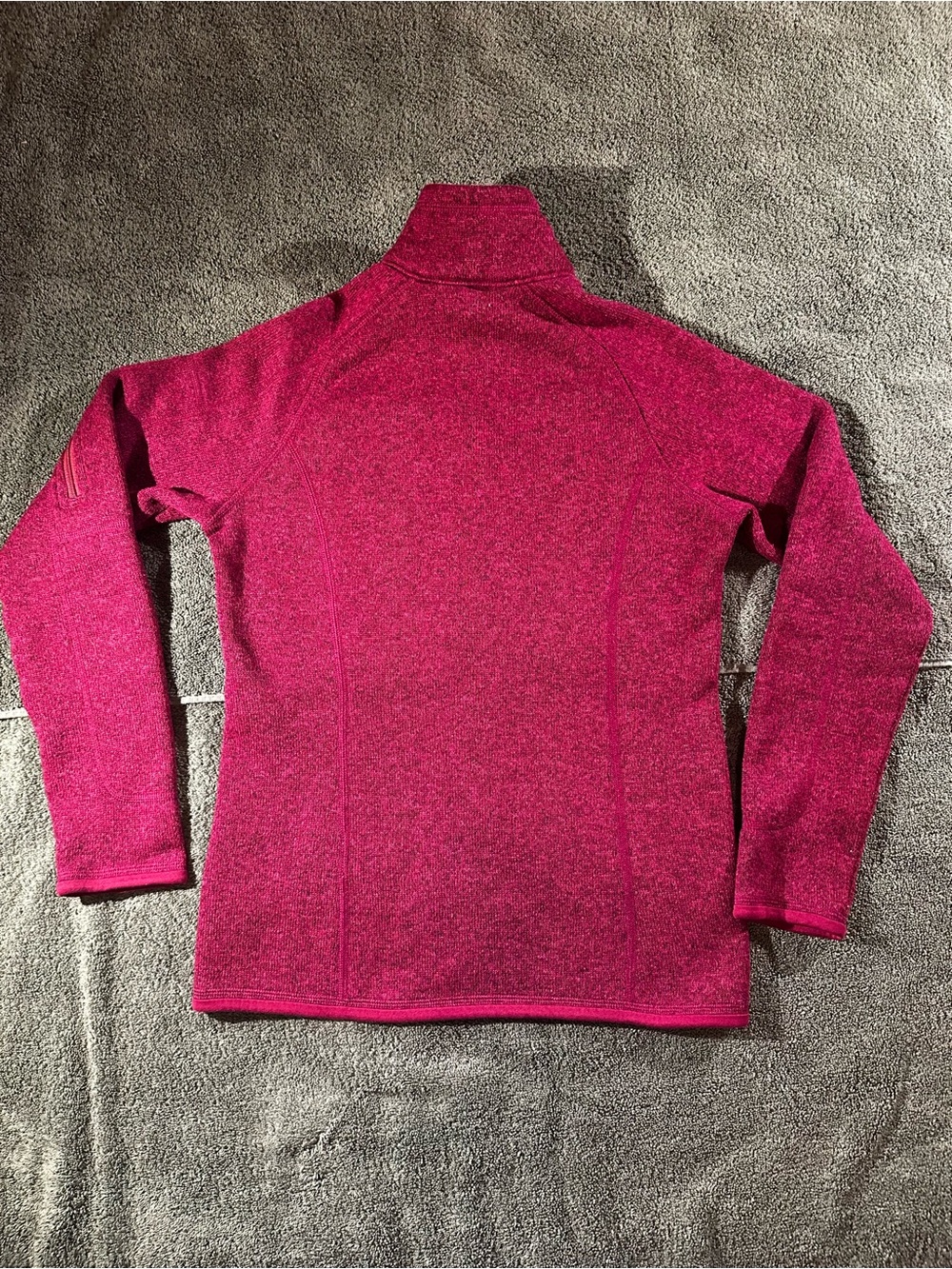Patagonia Women's Fleece Pullover Quarter Zip Purple Size XS Outdoors - Picture 2 of 7